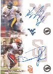 2005 Press Pass Ftbl.- 2 Diff. Autographs Bronze- Kay-Jay Harris(West Virginia) & Diamond Ferri(Syracuse