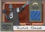 2005 Throwback Threads Ftbl.- #229 Vincent Jackson Jsy RC, Chargers