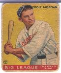 1933 Goudey Bb- #116 Eddie Morgan, Indians