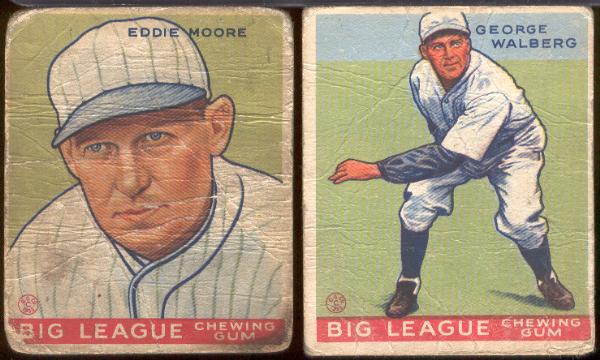 1933 Goudey Bb- 2 Cards