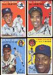 1954 Topps Baseball- 4 Diff.