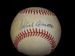 Hank Aaron Autographed Official NL Giamatti Baseball