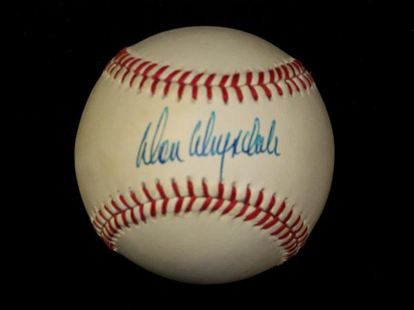 Don Drysdale Autographed Official NL Bill White Baseball