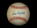 Don Drysdale Autographed Official NL Bill White Baseball