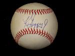 Ken Griffey, Jr. Autographed Official AL Bobby Brown Baseball