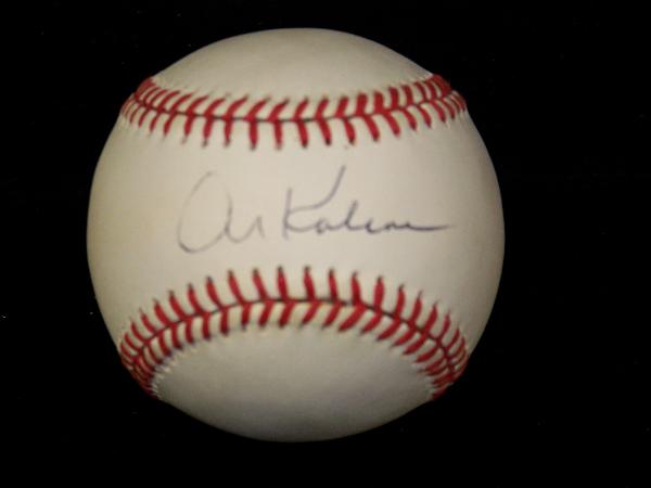 Al Kaline Autographed Official AL Bobby Brown Baseball