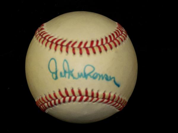 Hal Newhouser Autographed Official AL Bobby Brown Baseball
