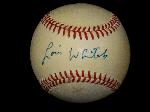 Lou Whitaker Autographed Official AL Bobby Brown Baseball