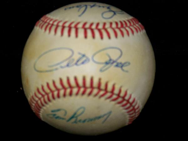 1988? Cincinnati Reds Signed Official Giamatti NL Baseball with 4 Signatures
