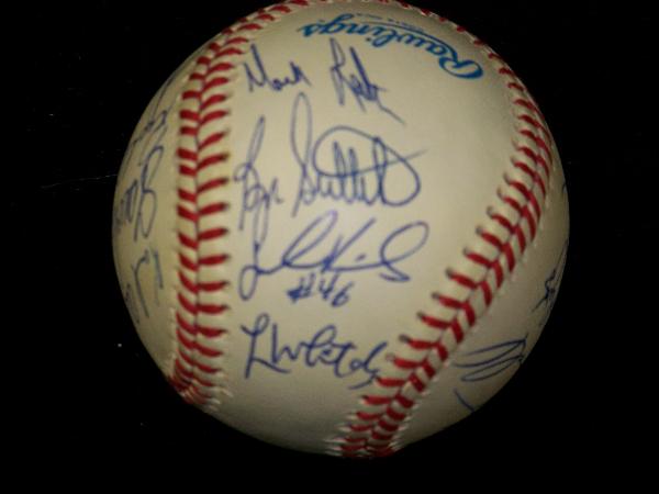 1993 Detroit Tigers Spring Training Official Bobby Brown AL Baseball- Signed by 17 players
