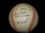 1993 Detroit Tigers Spring Training Official Bobby Brown AL Baseball- Signed by 17 players