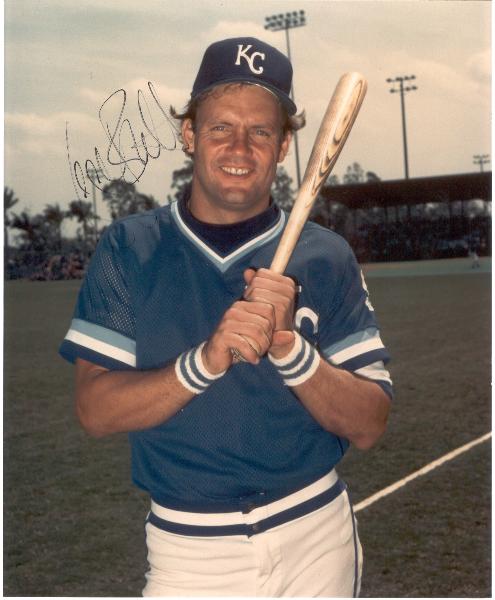 George Brett Autographed Color 8 x 10