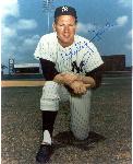 Whitey Ford Autographed Color 8 x 10