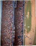 Photo of Detroit Tigers Clinching the 1987 Division championship- Signed by 6 Tigers!