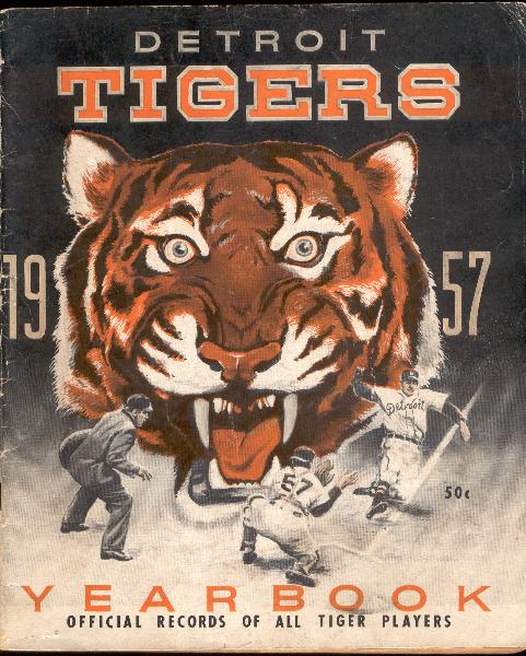 1957 Detroit Tigers Yearbook