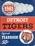 1961 Detroit Tigers Yearbook