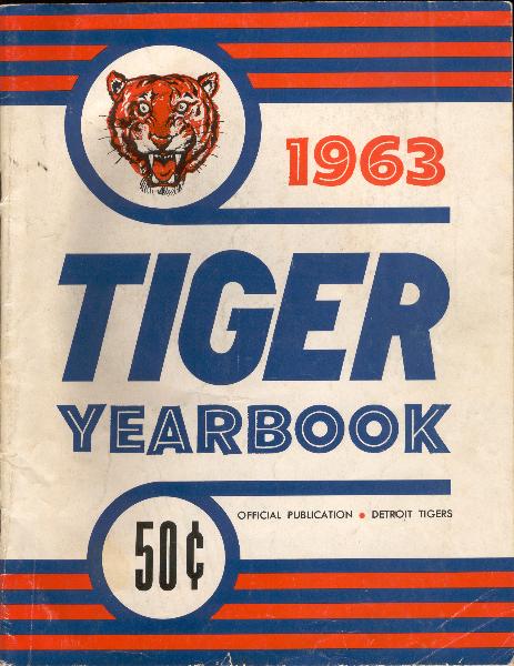 1963 Detroit Tigers Yearbook