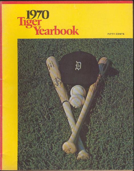 1970 Detroit Tigers Yearbook