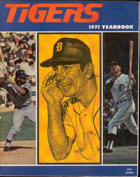 1971 Detroit Tigers Yearbook