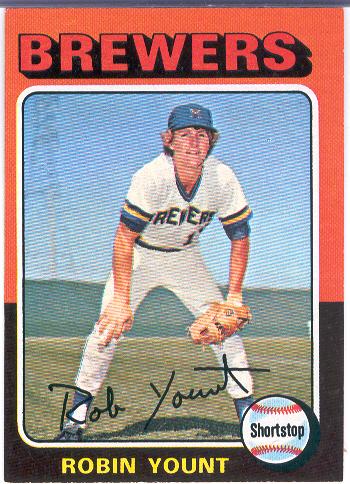 1975 Topps Mini Baseball- #223 Robin Yount RC