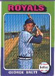 1975 Topps Mini Baseball- #228 George Brett RC