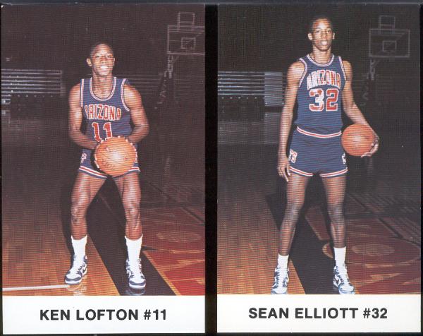 1985-86 U. of Arizona Basketball Police Set of 14