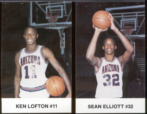 1987-88 U. of Arizona Basketball Police Set of 14