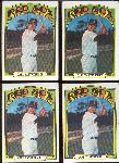 1972 T Bb- #37 Carl Yastrzemski- 4 Cards