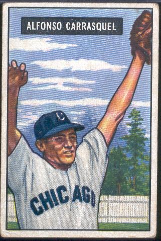 1951 Bow Bb- #60 Chico Carrasquel, White Sox