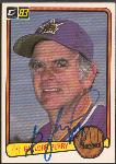 1983 Donruss Bb- #307 Gaylord Perry(Mariners) Autographed