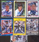 Brett Butler- 7 Diff. Autographed Cards