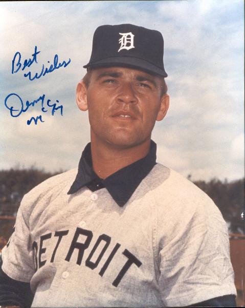 Denny McLain Autographed 8x10