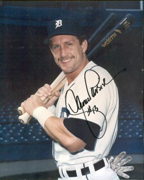 Lance Parrish Autographed 8x10