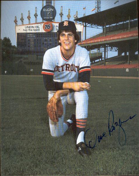 Dave Rozema Autographed 8x10