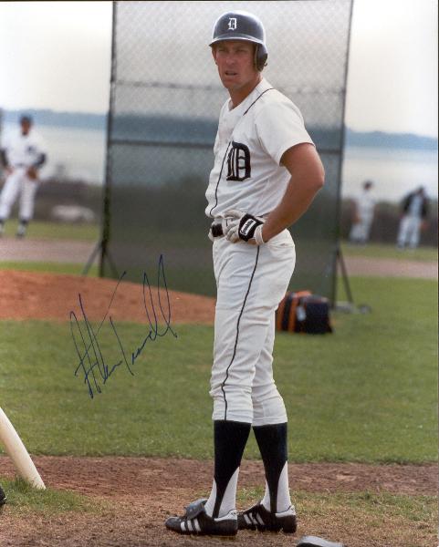 Alan Trammell Autographed 8x10