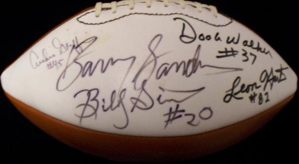 Heisman Trophy Winners Wilson Autograph-Panel Football- Signed by 5!