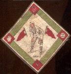 1914 B-18 Blanket- Eddie Grant,New York NL- Green Basepaths