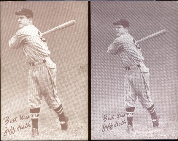 1939-46 Salutation Exhibits- Jeff Heath- 2 Cards