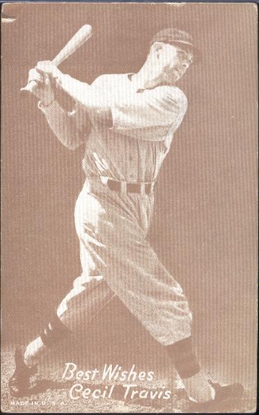 1939-46 Salutation Exhibit- Cecil Travis(Best Wishes)