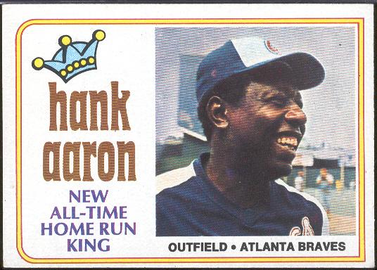 1974 T Bb- #1 Hank Aaron