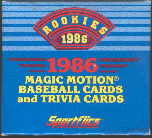 1986 Sportflics "Rookies" Factory Sets of 50- 5 Sets! 