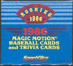 1986 Sportflics Rookies Factory Sets of 50- 5 Sets! 