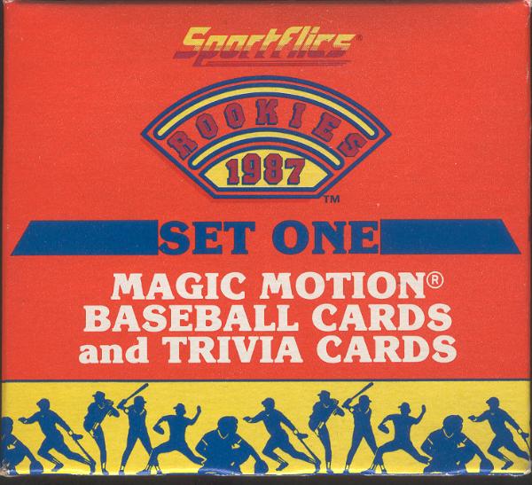 1987 Sportflics "Rookies I" Factory Sets of 25- 4 Sets! 