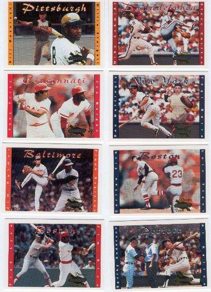 2001 Sunoco Dream Team Baseball Complete Sets of 12- 25 Sets! 