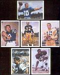 1981 TCMA Football- Unnumbered Variations! First 36 Cards! 