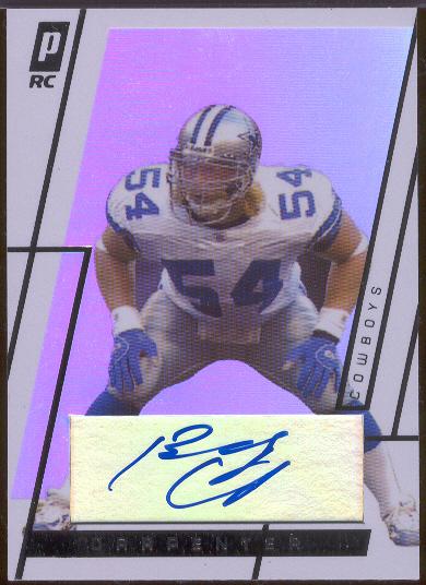 2006 Topps Paradigm Football- #71 Bobby Carpenter AU RC, Cowboys- #26/199