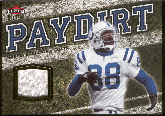 2007 Ultra Football- "Paydirt Jerseys"- #PD-MH Marvin Harrison, Colts