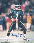 Bobby Hoying- 2 Diff. Autographed Philadelphia Eagles 8x10 Photos