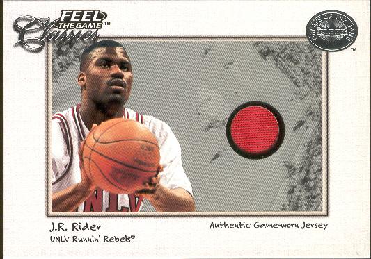 2001 Greats of the Game Bskt.- "Feel the Game Classics"- J.R. Rider, UNLV
