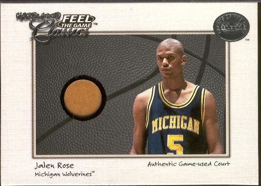 2001 Greats of the Game Bskt.- "Feel the Game Classics"- Jalen Rose, U. of Michigan